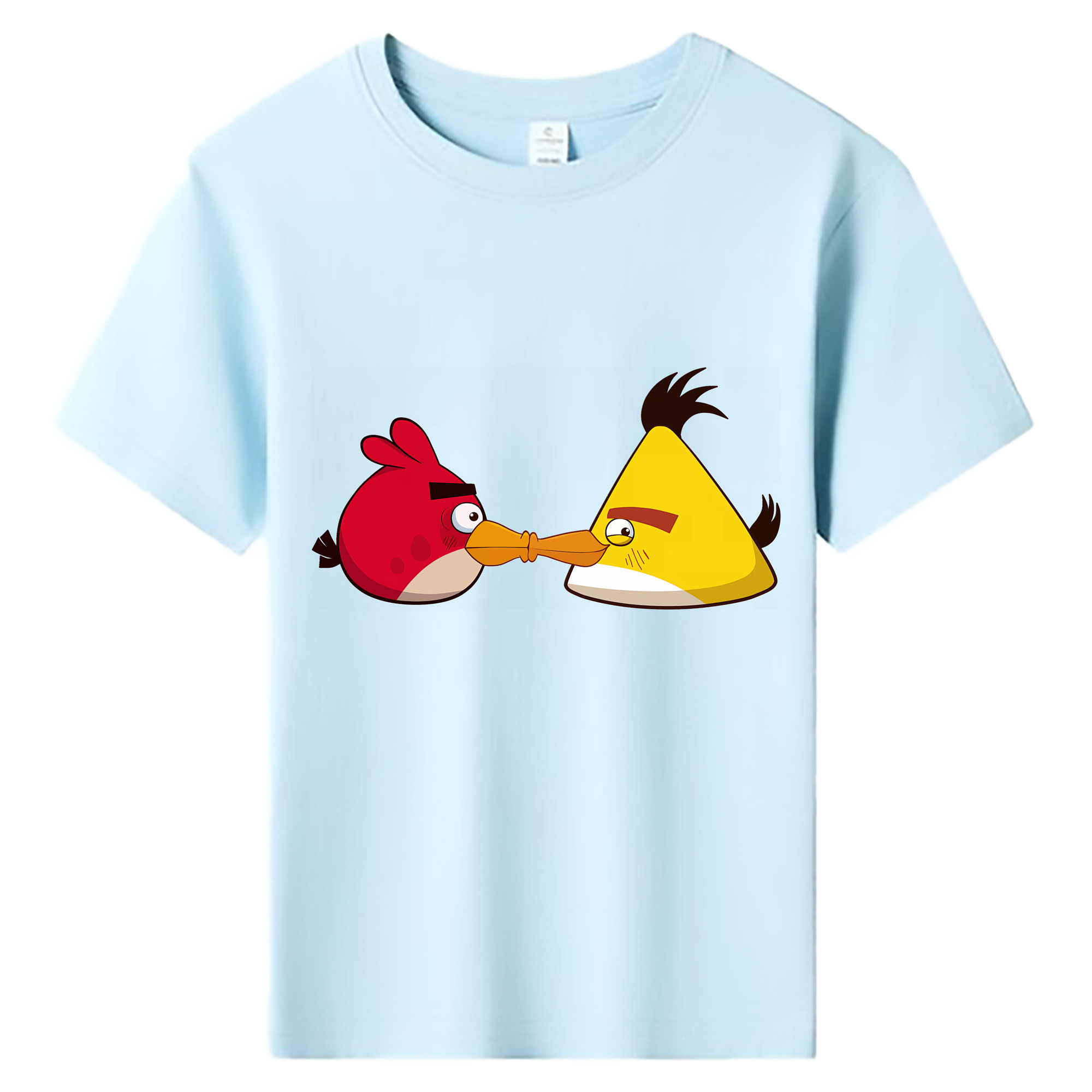 （画像用） Angry Birds アングリーバード 綿100％キッズTシャツ（フロントプリント）